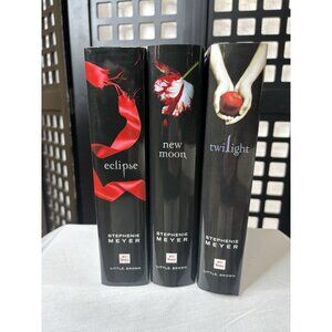 Autographed 3-Book Set by Stephenie Meyer – Twilight, New Moon, Eclipse Signed